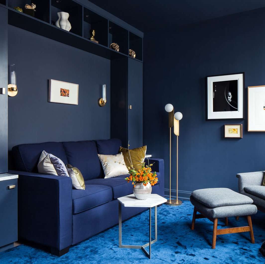 Whats the best way to show off your blue and grey color palette in your home?