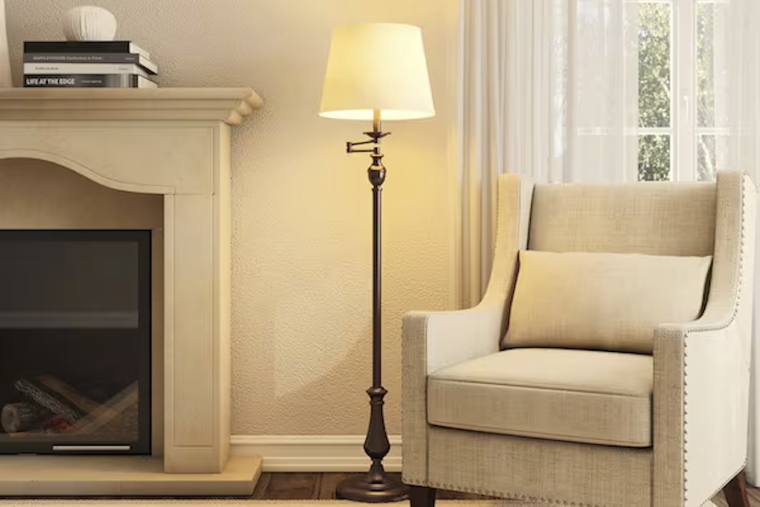 Add Charm to Your Living Room with a Country Style Wooden Floor Lamp